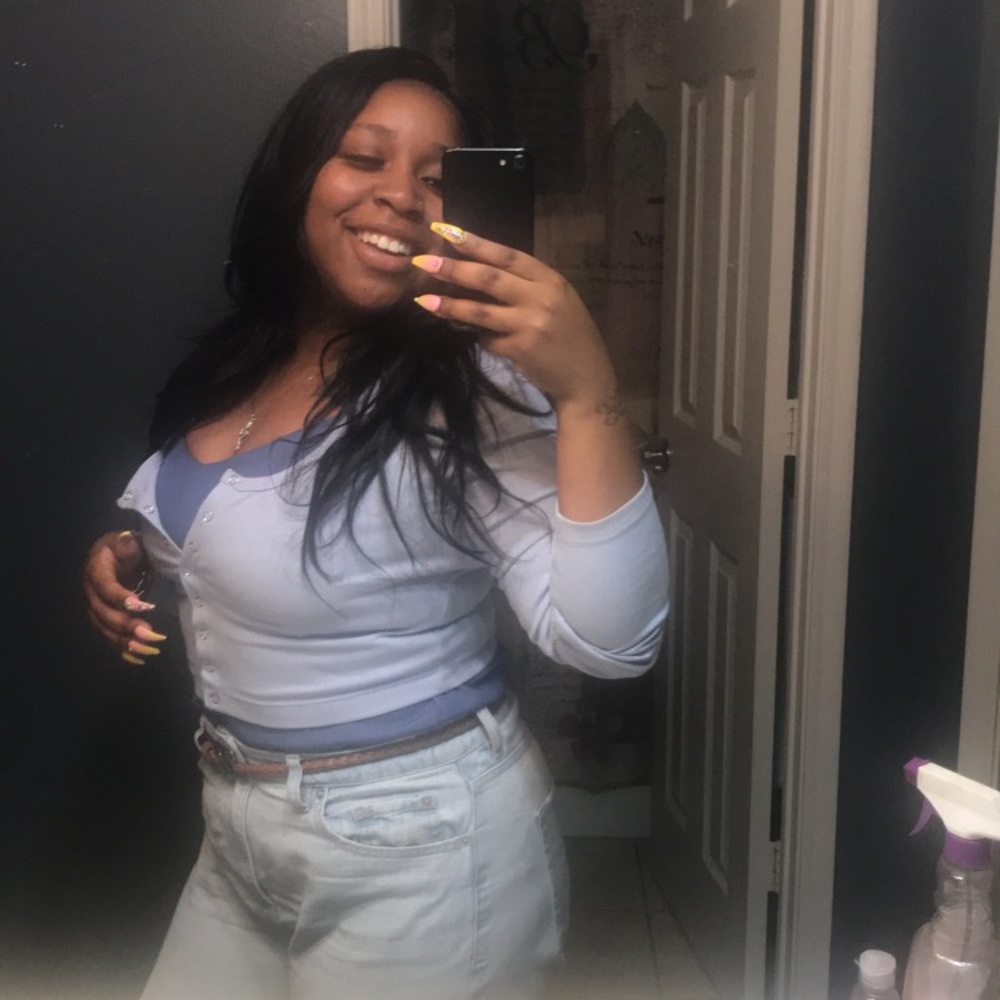 Denim Business Casual Blouse